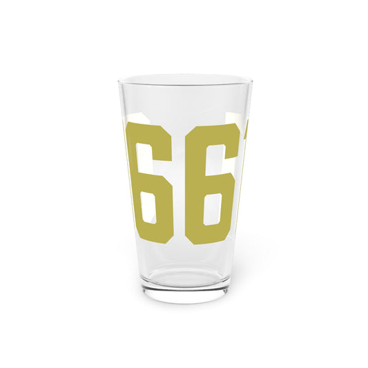 06611 Trumbull Connecticut Zip Code Pint Glass, 16oz