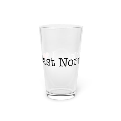 I Heart East Norwalk. Pint Glass, 16oz