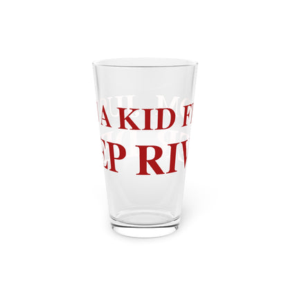Just a kid from Deep River Pint Glass, 16oz