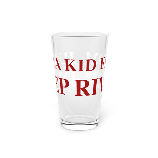 Just a kid from Deep River Pint Glass, 16oz