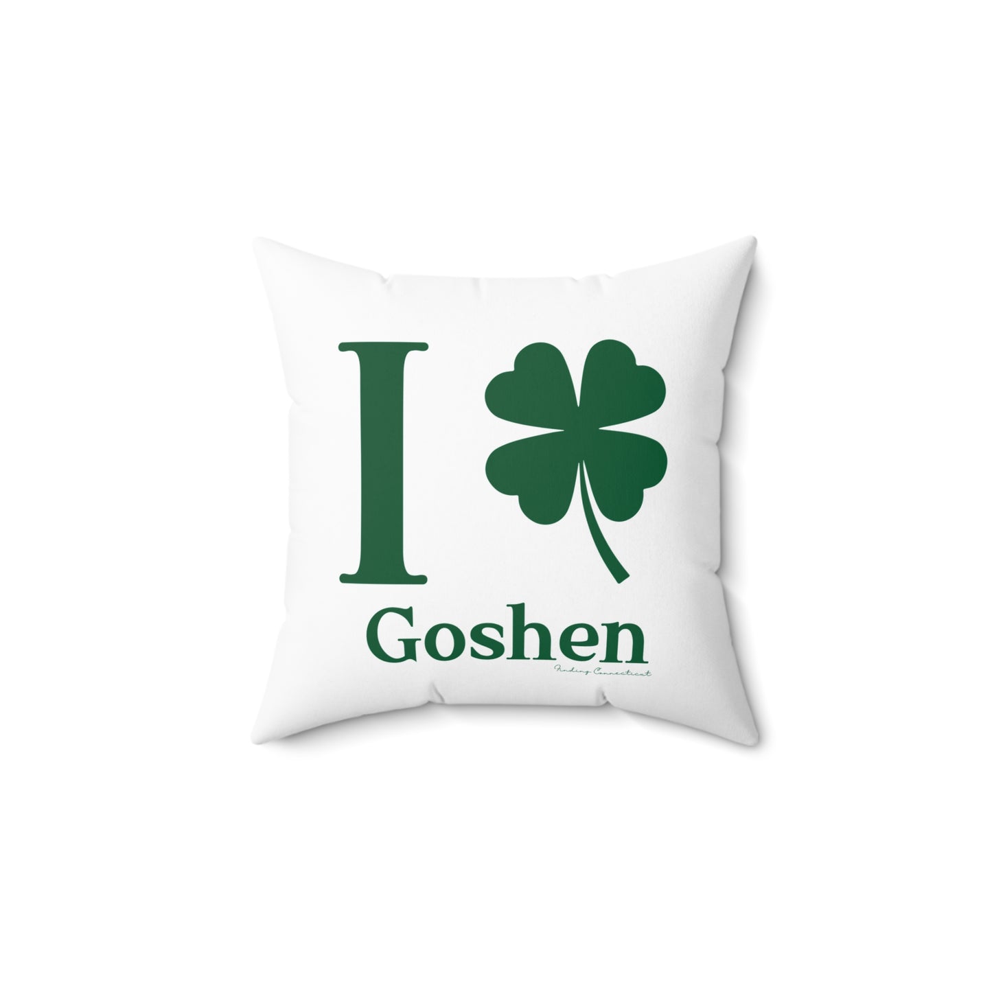 I Clover Goshen Spun Polyester Square Pillow