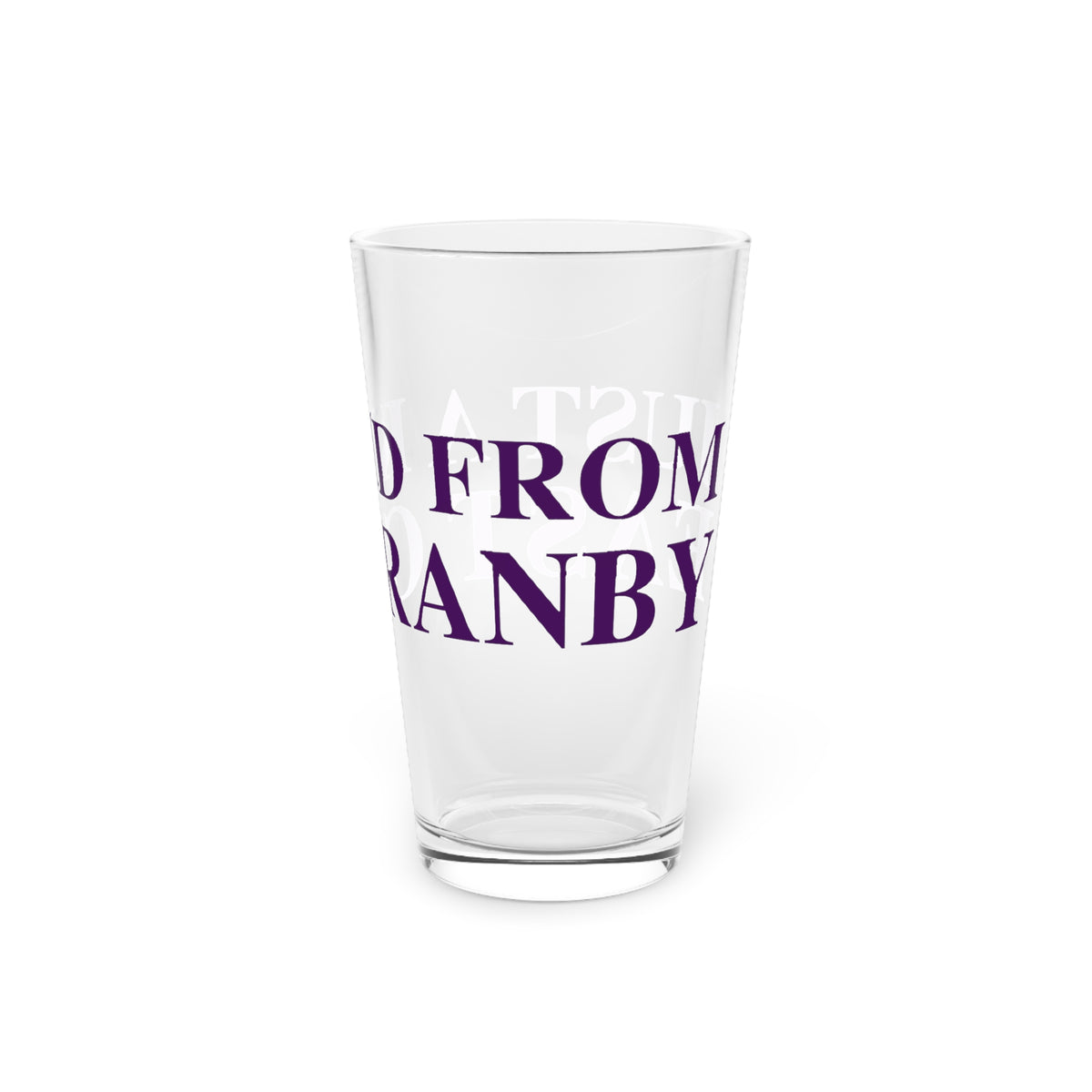 Just a kid from East Granby Pint Glass, 16oz