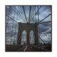In the middle of the bridge Gallery Canvas Wraps, Square Frame