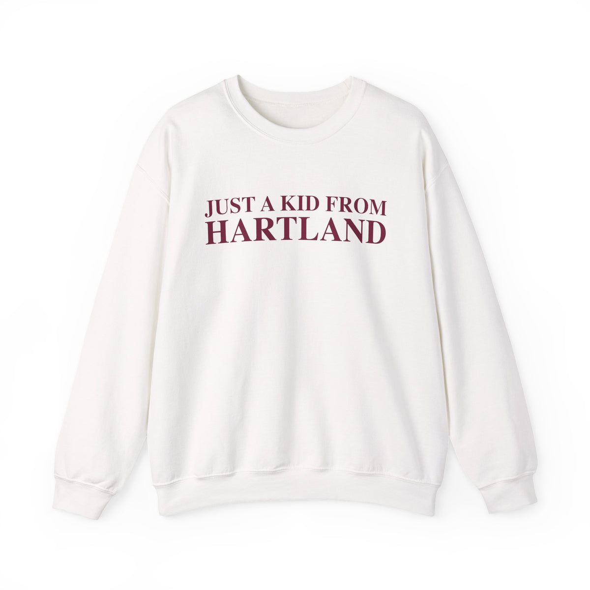 Just a kid from Hartland Unisex Heavy Blend™ Crewneck Sweatshirt