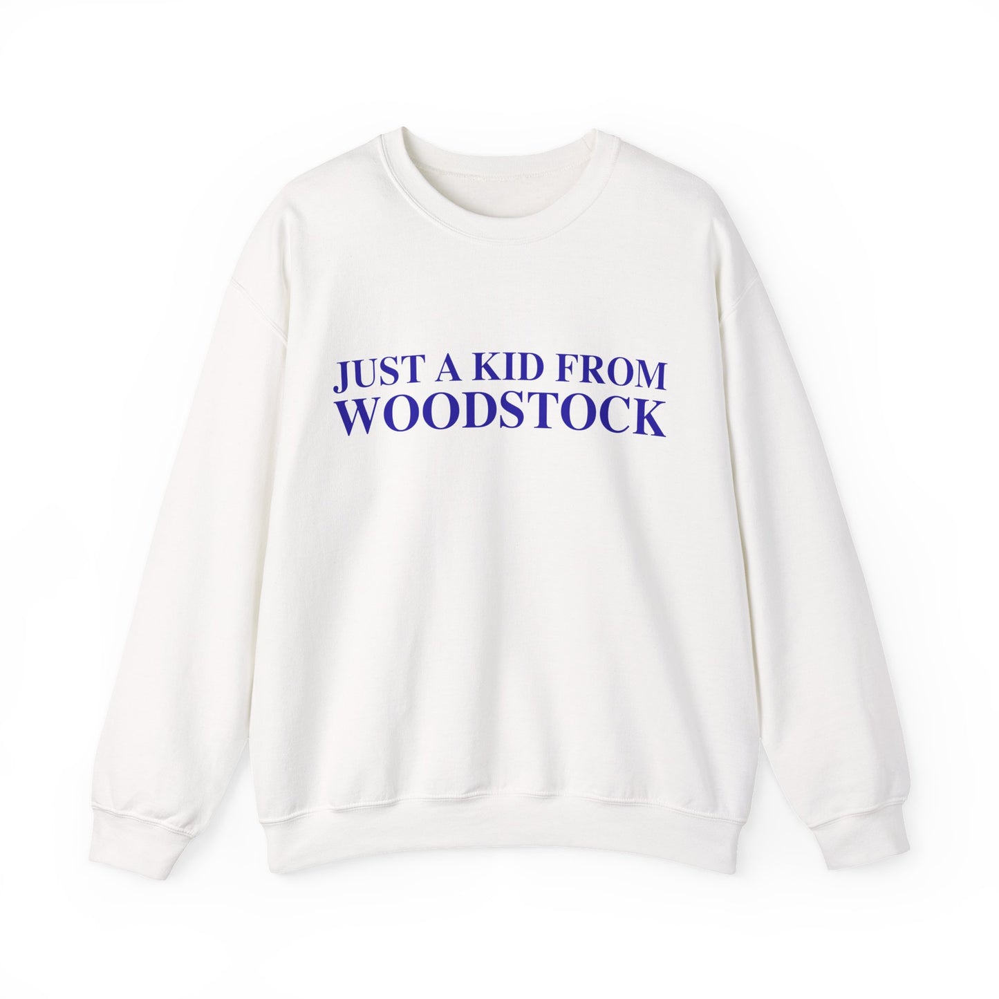 Just a kid from Woodstock Unisex Heavy Blend™ Crewneck Sweatshirt