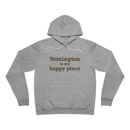 Stonington is My Happy Place Unisex Sponge Fleece Pullover Hoodie
