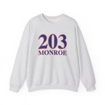 203 Monroe Red White & Blue Unisex Heavy Blend™ Crewneck Sweatshirt
