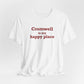 Cromwell is My Happy Place Unisex Jersey Short Sleeve T-Shirt