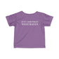 Just a kid from West Haven Infant Fine Jersey T-Shirt