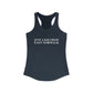 Just a kid from East Norwalk Women's Ideal Racerback Tank Top