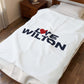 Love Wilton Velveteen Plush Blanket