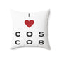 Cos Cob Vision Spun Polyester Square Pillow