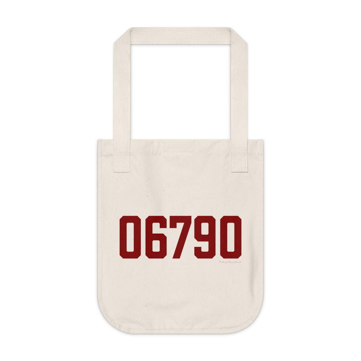 06790 Torrington Connecticut Zip Code Organic Canvas Tote Bag