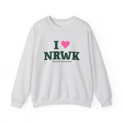 I Heart NRWK Unisex Heavy Blend™ Crewneck Sweatshirt