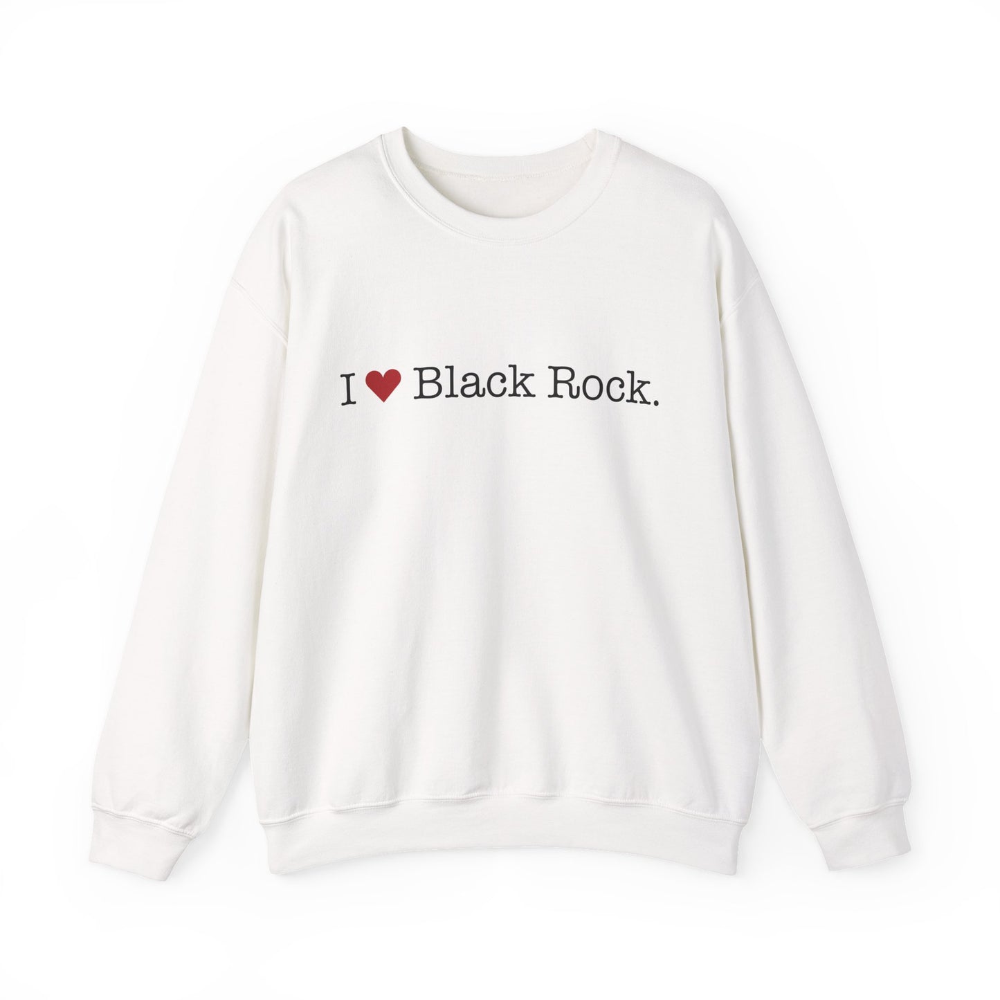 I Heart Black Rock. Unisex Heavy Blend™ Crewneck Sweatshirt
