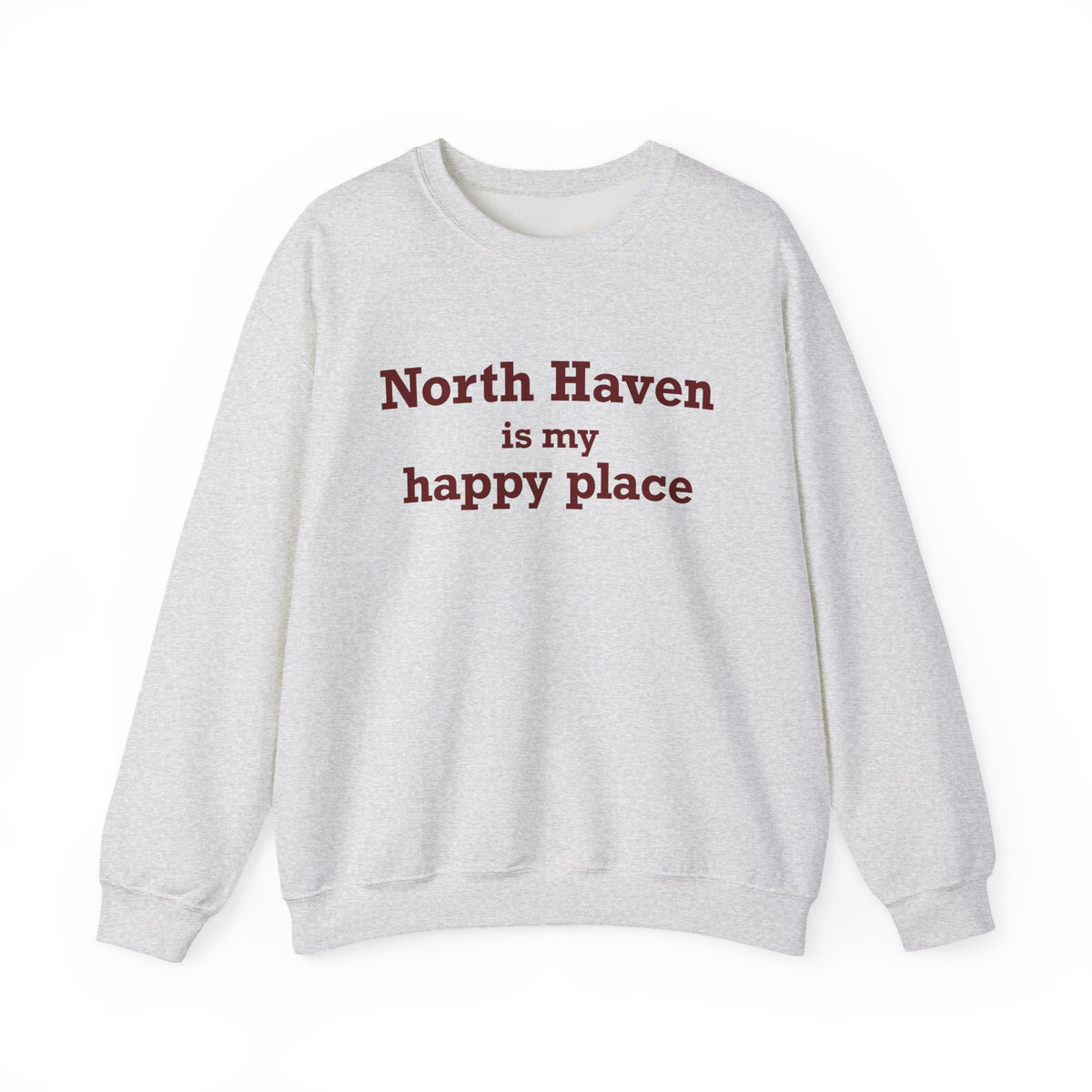 North Haven is My Happy Place Unisex Heavy Blend™ Crewneck Sweatshirt