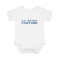 Just a kid from Stafford Infant Baby Rib Bodysuit