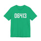 06413 Clinton CT Zip Code Unisex Jersey Short Sleeve T-Shirt