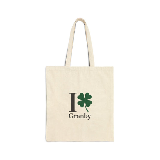 I Clover Granby Cotton Canvas Tote Bag