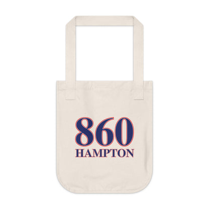 860 Hampton Red, White & Blue Organic Canvas Tote Bag