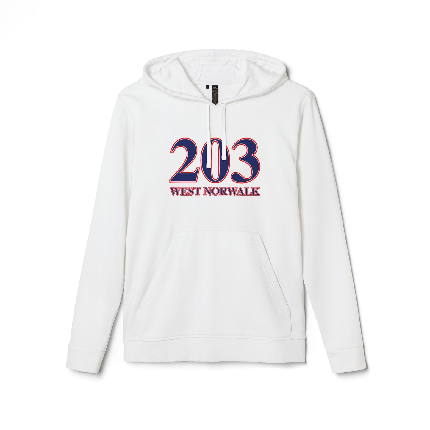 203 West Norwalk, Red, White & Blue adidas Unisex Fleece Hoodie