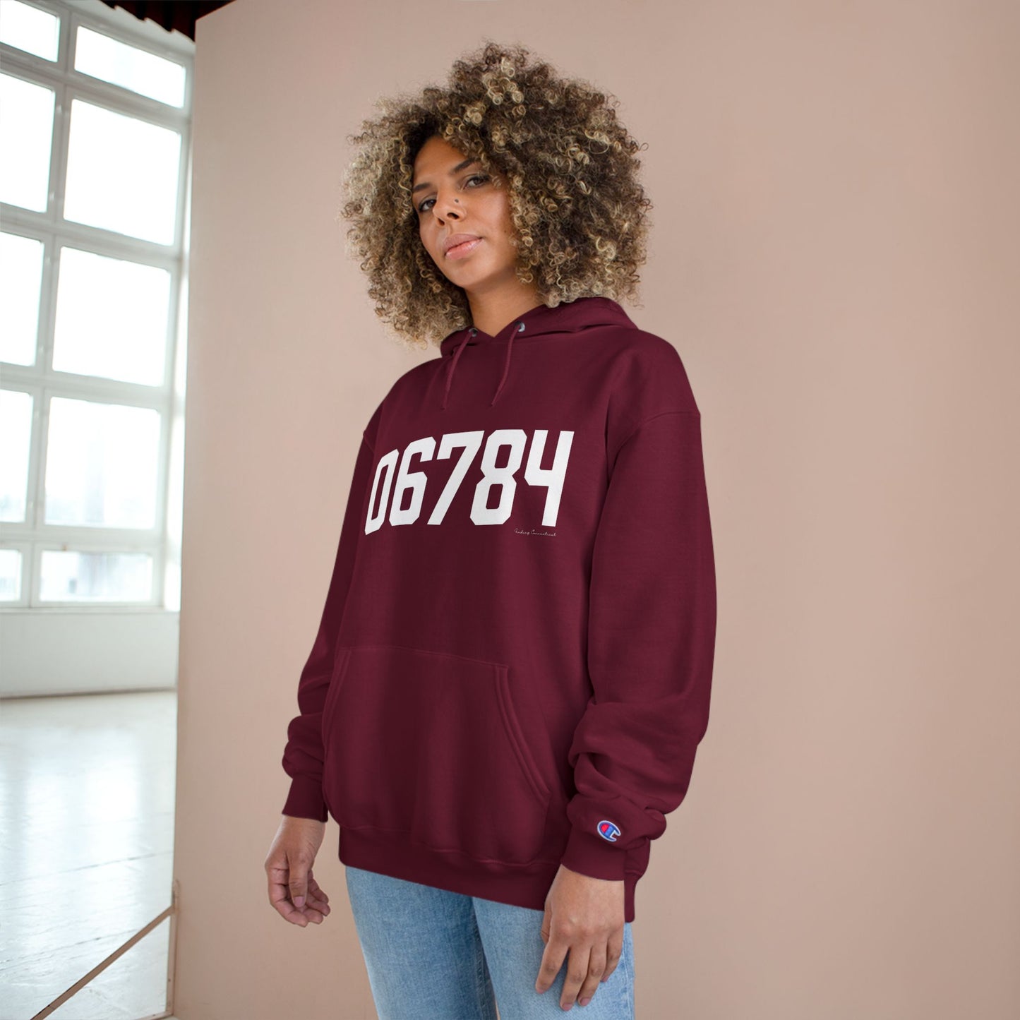 06784 Sherman CT Zip Code Champion Hoodie Sweatshirt
