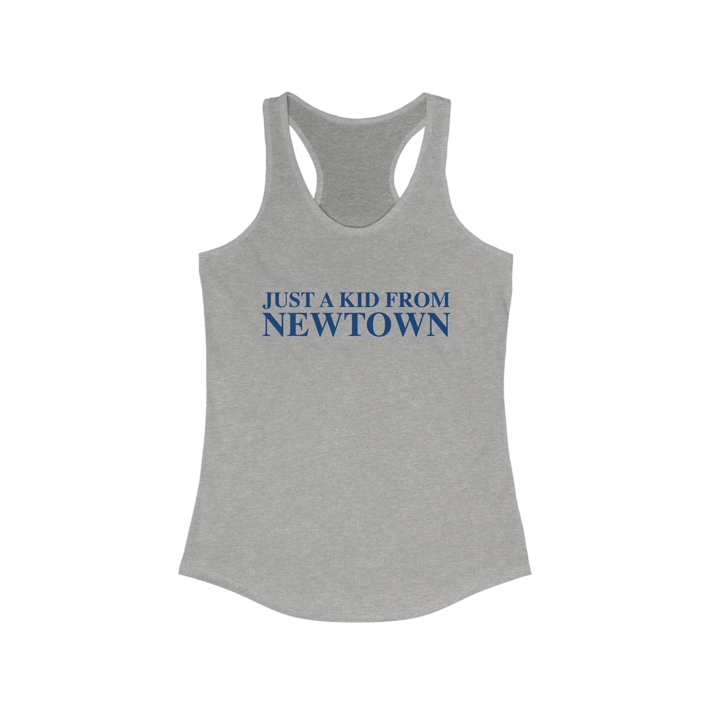 Just a kid from Newtown Women's Ideal Racerback Tank Top