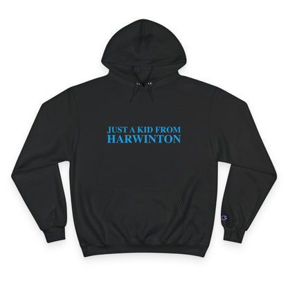 Just a kid from Harwinton Champion Hoodie