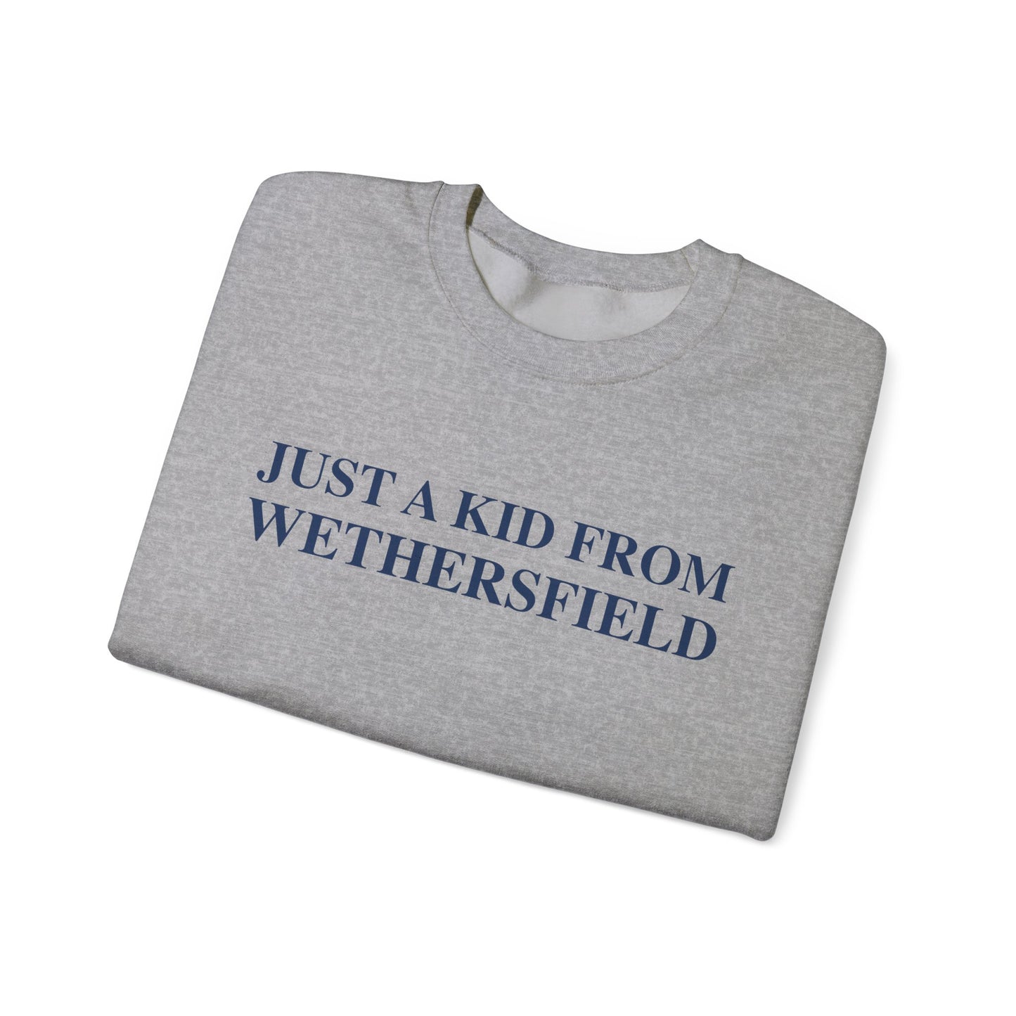 Just a kid from Wethersfield Unisex Heavy Blend™ Crewneck Sweatshirt