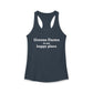 Greens Farms is my Happy Place Women's Ideal Racerback Tank Top