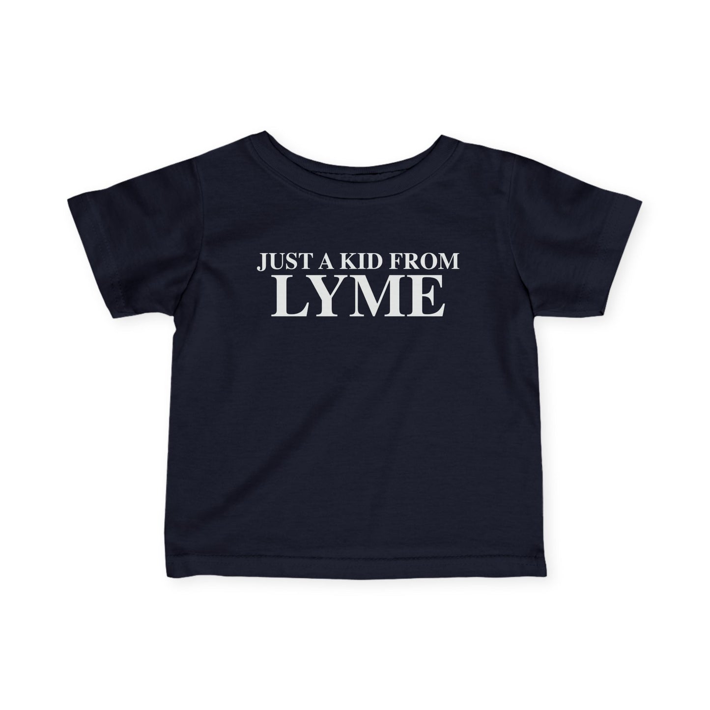 Just a kid from Lyme Infant Fine Jersey T-Shirt