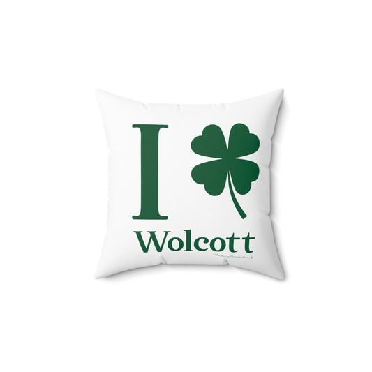 I Clover Wolcott Spun Polyester Square Pillow