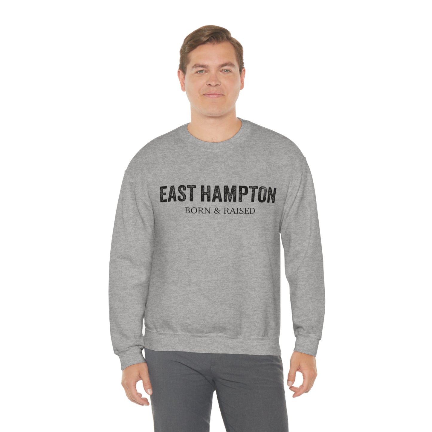 East Hampton Born & Raised Unisex Heavy Blend™ Crewneck Sweatshirt