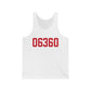 06360 Norwich Connecticut Zip Code Unisex Jersey Tank Top