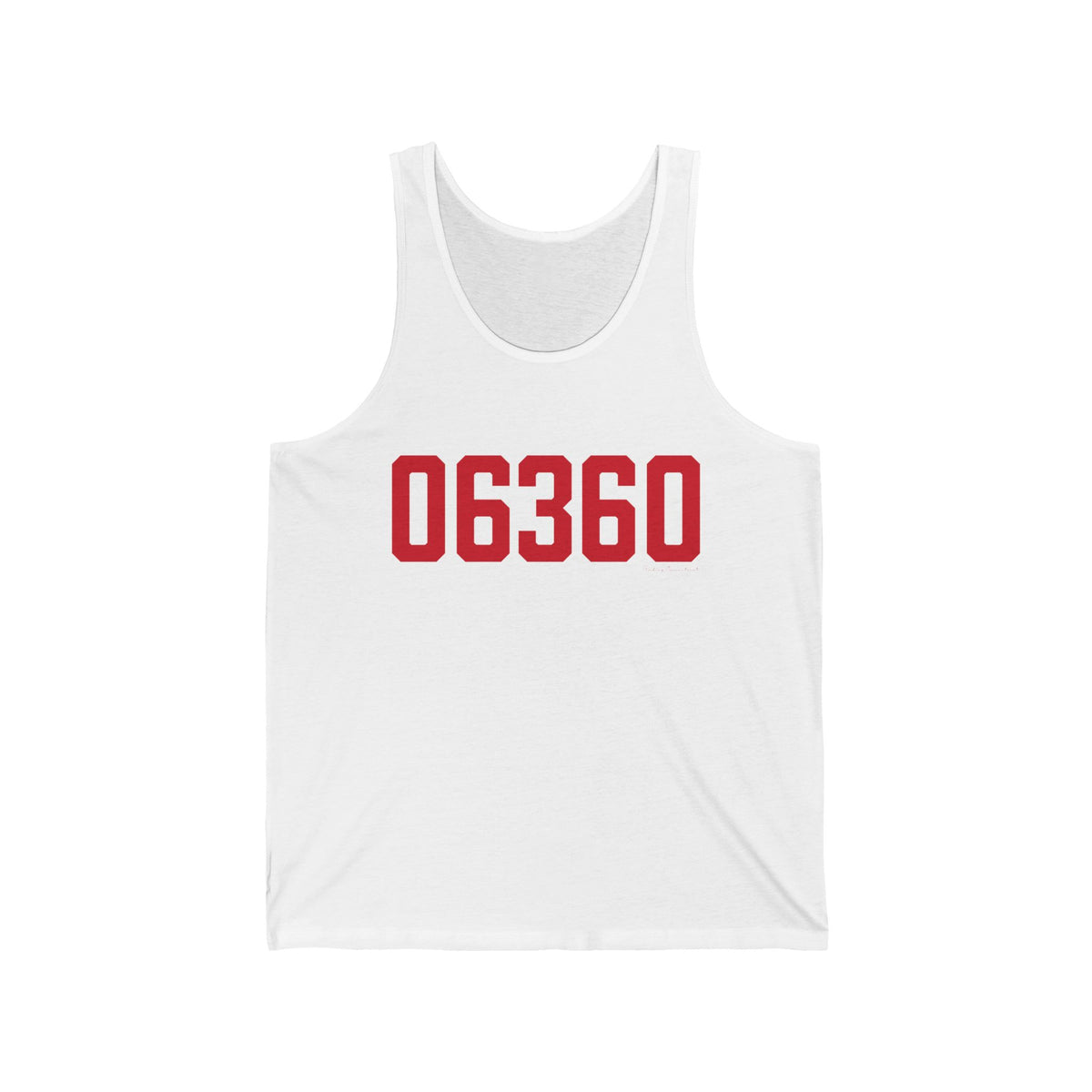 06360 Norwich Connecticut Zip Code Unisex Jersey Tank Top