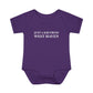 Just a kid from West Haven Infant Baby Rib Bodysuit