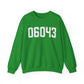 06043 Bolton CT Zip Code Unisex Heavy Blend™ Crewneck Sweatshirt