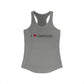 I Heart Danbury. Women's Ideal Racerback Tank Top