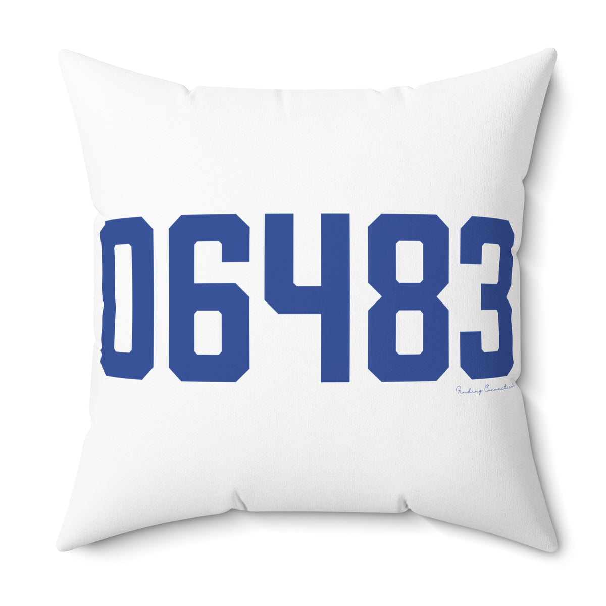 06483 Seymour Connecticut Zip Code Polyester Square Pillow