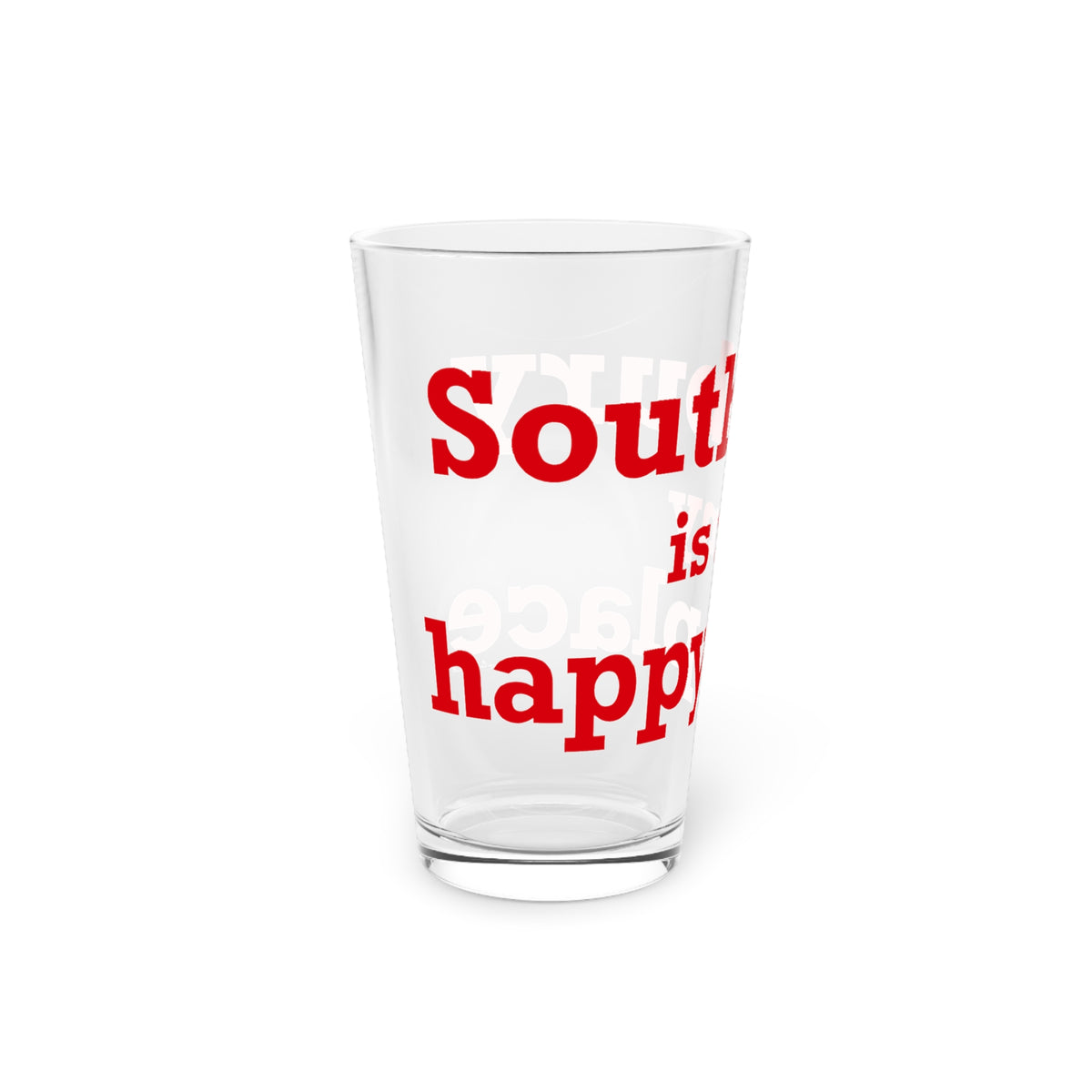 Southbury is My Happy Place  Pint Glass, 16oz