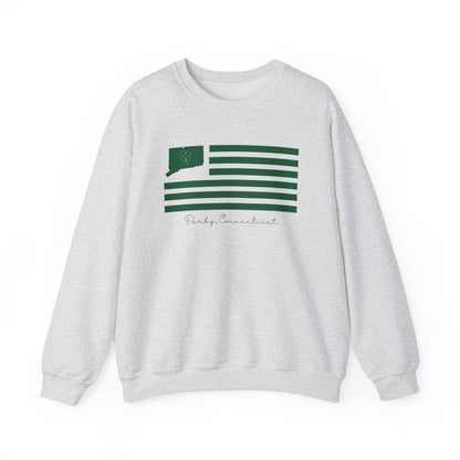 Derby Connecticut St. Patrick’s Day Flag Unisex Heavy Blend™ Crewneck Sweatshirt