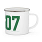 06607 Bridgeport Connecticut Zip Code Enamel Camping Mug