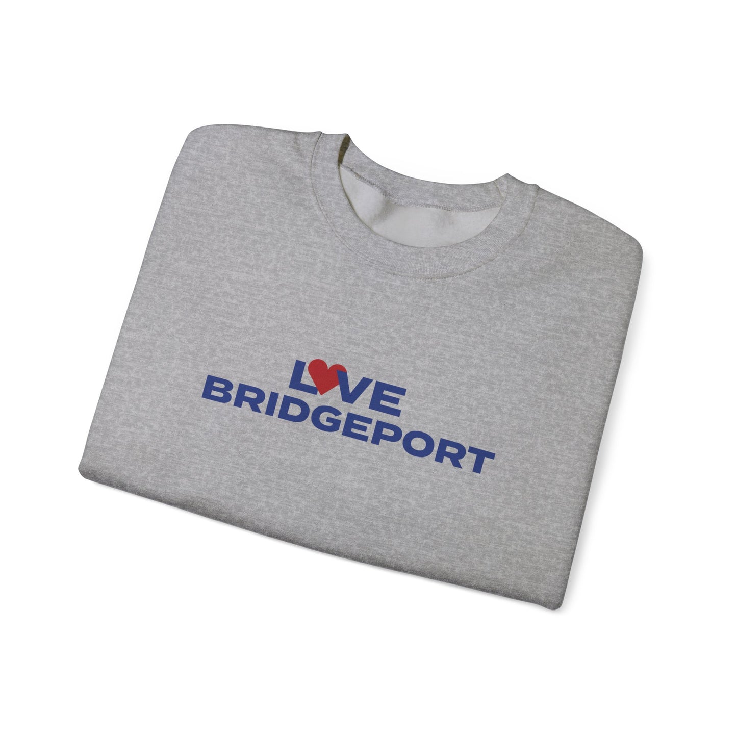 Love Bridgeport Unisex Heavy Blend™ Crewneck Sweatshirt