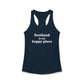 Scotland is My Happy Place Women's Ideal Racerback Tank Top