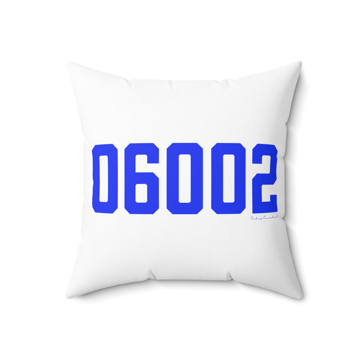 06002 Bloomfield Connecticut Zip Code Polyester Square Pillow