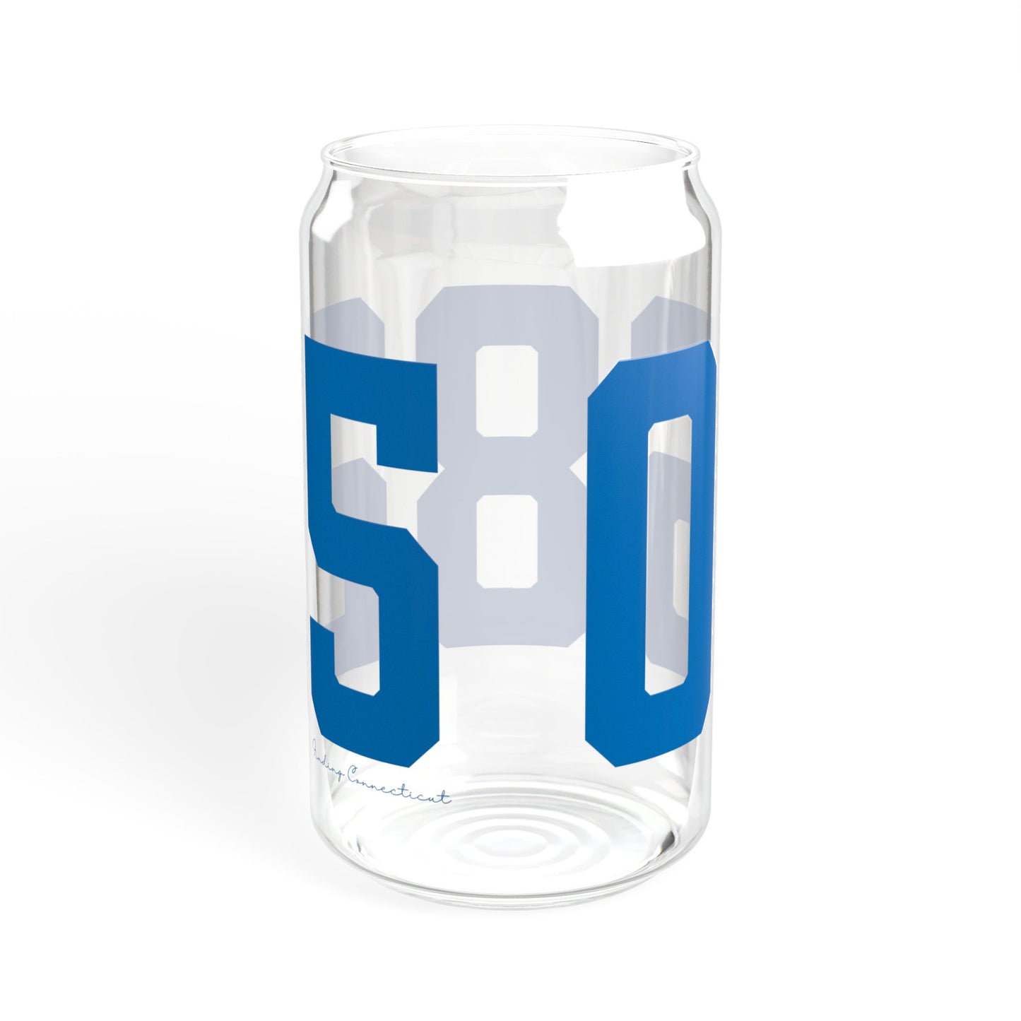 06824 Fairfield Connecticut Zip Code Sipper Glass, 16oz