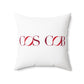 41 Tilt Cos Cob Spun Polyester Square Pillow