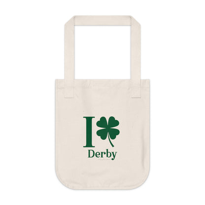 I Clover Derby Organic Canvas Tote Bag