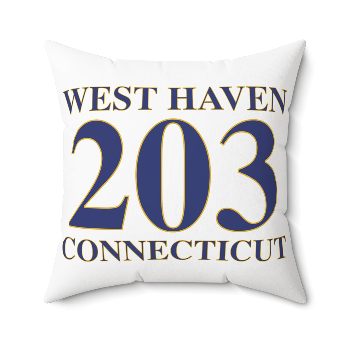 West Haven 203 Connecticut Polyester Square Pillow