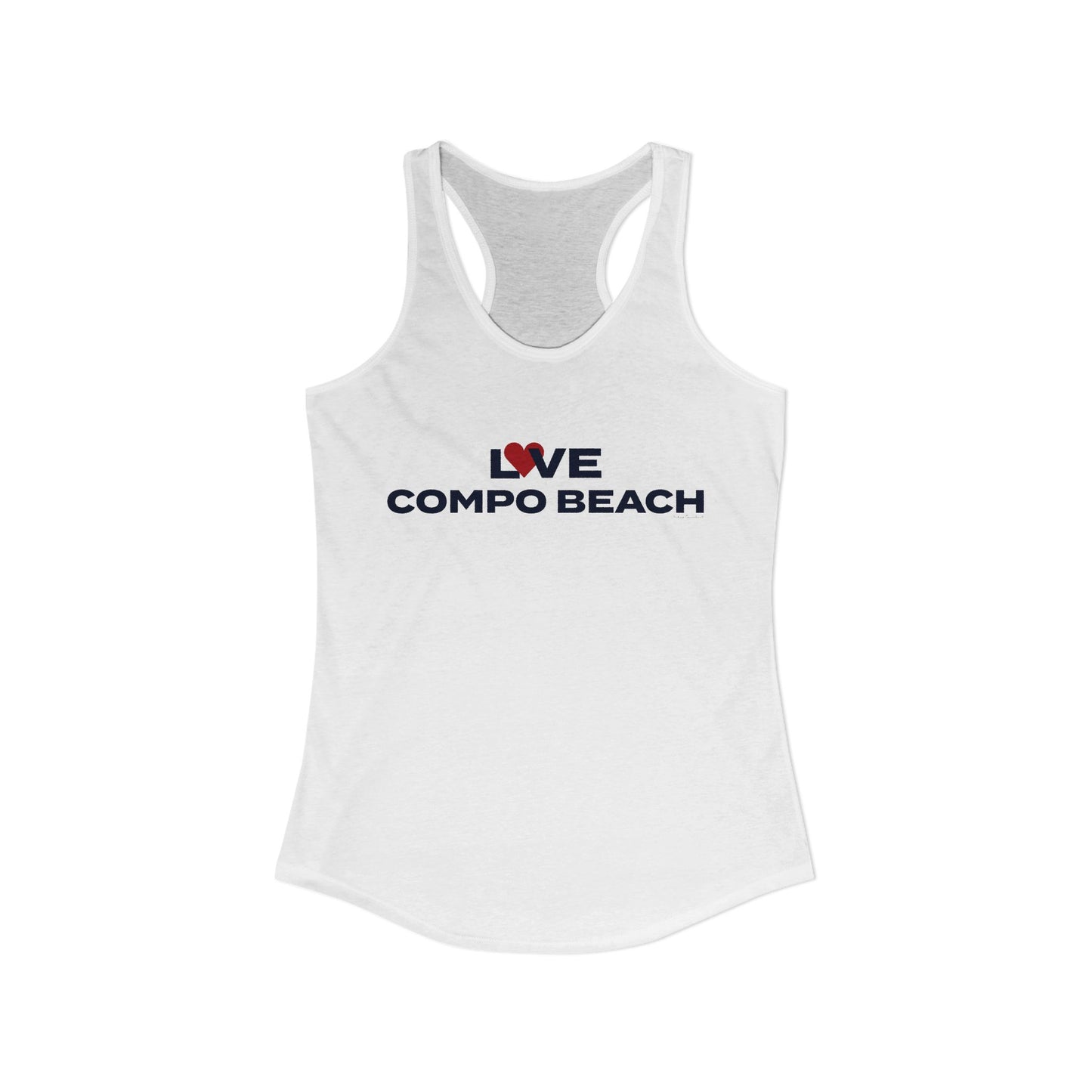 Love Compo Beach Women's Ideal Racerback Tank Top